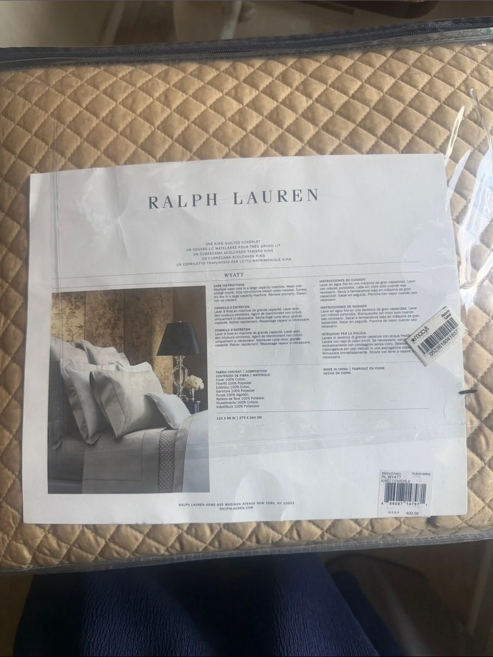 Brand New Ralph Lauren quilt
